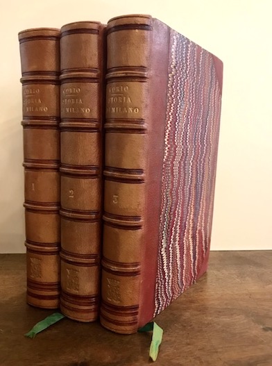 Bernardino Corio Storia di Milano riveduta e annotata dal prof. Egidio De Magri (dal prof. Angelo Butti e da Luigi Ferrario). Vol. I (... Vol. III) 1855-1857 Milano Francesco Colombo Librajo Edit.